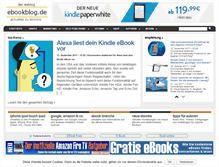 Tablet Screenshot of ebookblog.de